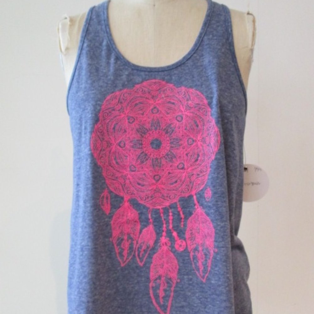 Dream Catcher Tank TOP NAVY